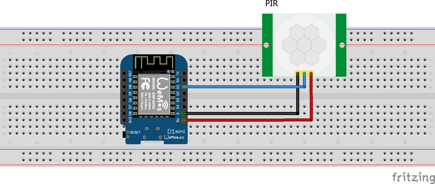 Sinric Pro esp8266 PIR wiring